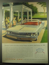 1960 Pontiac Bonneville Vista Car Ad - Pontiac&#39;s spirit of creative design  - £11.71 GBP