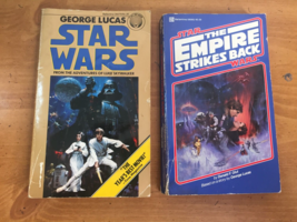 1977 Star Wars + 1984 1st Edition The Empire Strikes Back Paperback Book... - £12.45 GBP