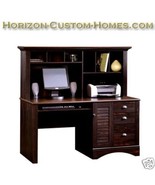 Mission Craftsman Shaker Computer Desk with Hutch - N/R - $545.71 CAD