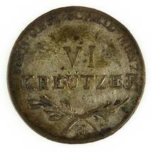 1804 German States Further Austria 6 Kreutzer Foreign Germany Coin - £48.97 GBP