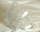 Sandwich Clear Punch Cup Anchor Hocking Glassware 40s - 60s - $12.86