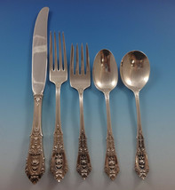 Rose Point by Wallace Sterling Silver Flatware Set For 24 Service 128 Pieces - £5,534.54 GBP