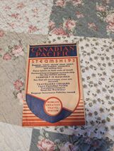 1930s Canadian Pacific Steamship Graphic Instructions &amp; Envelope - $9.58 CAD