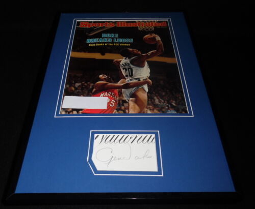 Primary image for Gene Banks Signed Framed 1978 Sports Illustrated Cover Display Duke