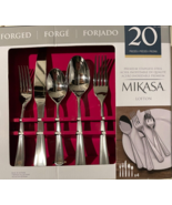 Mikasa Lofton Premium Stainless Steel Forged Satin Flatware Set 20-Piece - $34.65