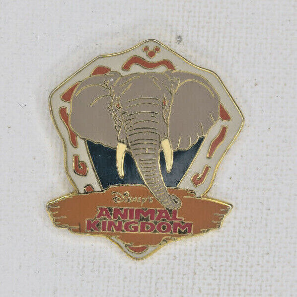 Disney 1999 Animal Kingdom Elephant Head In Center Of A Shield Shaped Pin#550 - $18.95