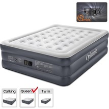 OPHANIE QUEEN FLOCKED 18&quot; INFLATABLE MATTRESS W/PUMP - $39.60