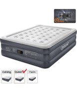 OPHANIE QUEEN FLOCKED 18&quot; INFLATABLE MATTRESS W/PUMP - $39.60