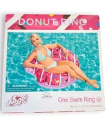 NEW H2OGO! Inflatable Donut Swim Ring - Pink Sprinkles Bite - 42&quot; Large ... - $18.02 CAD