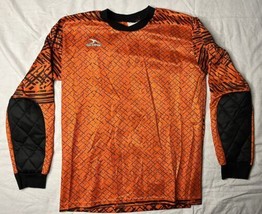 Score Soccer Jersey Youth Size Large Orange Long Sleeve Vintage 1990s - £12.99 GBP