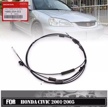 GENUINE Trunk Fuel Lid Door Opener Release Cable For Honda Civic ES 2001... - £54.04 GBP