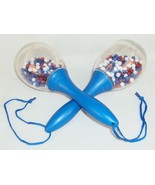 Fiesta Maracas (2) For Parties, Musical Accompaniment ~ Red, White, &amp; Bl... - €8,40 EUR
