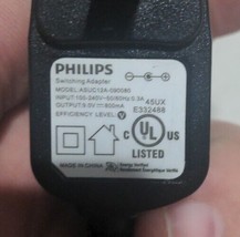 Genuine Philips Switching Adapter (ASUC12A-090080) - 9.0V 800mA - Used - $6.77
