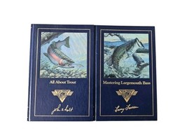 North American Fishing Club Blue Hardcover -Trout &amp; Largemouth Bass Books - $179.51 MXN