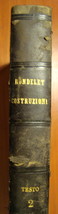 1841 1st Italy edition Jean-Baptiste Rondelet Arte di edificare achitecture book - £291.96 GBP