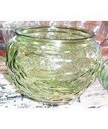 E.O.Brody Glass-Forest Green;LIDO MILANO;5&quot; x 5&quot; BOWL Vase; #G108;SM FLO... - £19.68 GBP