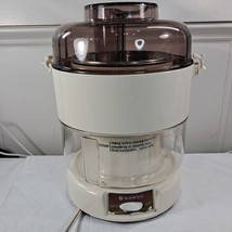 Vintage SANYO Citrus Juicer Electric Centrifugal SJ 2660A Almond beige W... - $56.00