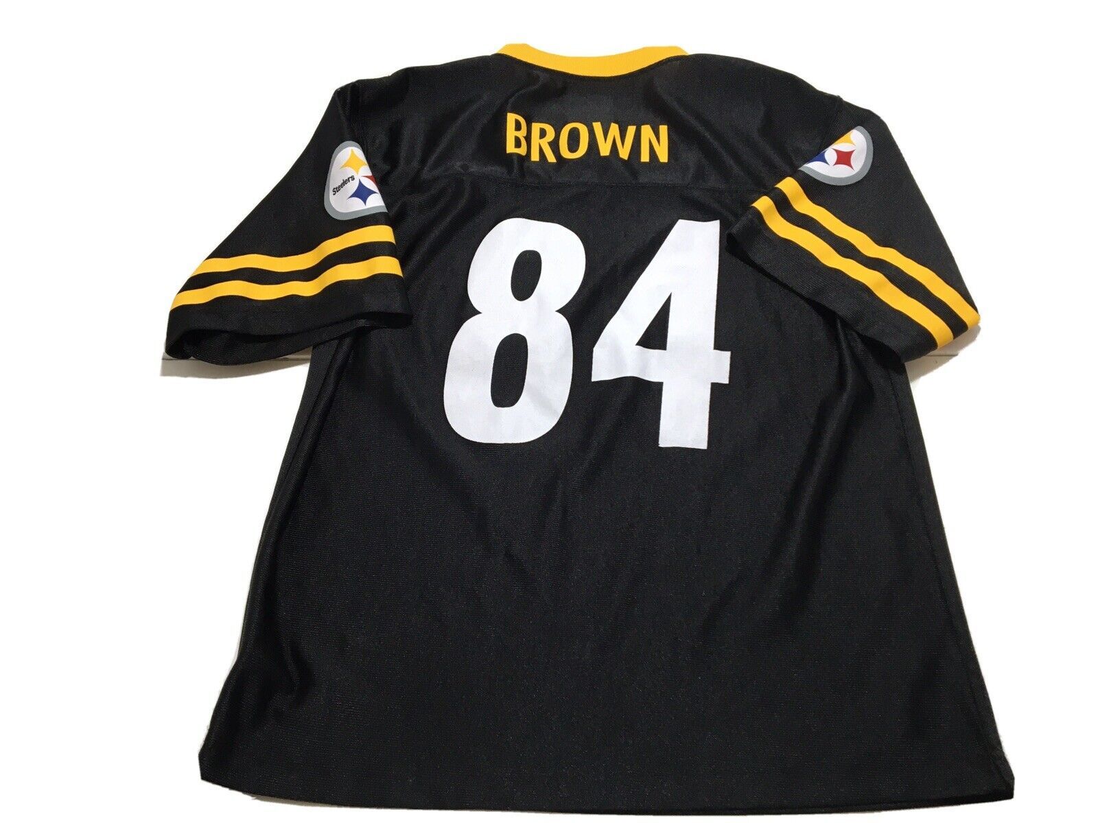 Primary image for NFL Team Apparel Pittsburgh Steelers Antonio Brown #84 Jersey Youth XXL (18)