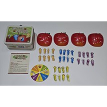 Wormy Apples Game COMPLETE Fundex 2004 Lunchbox Tin READ - $49.45