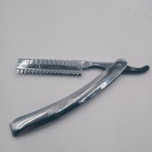 Vintage Straight Shaving Razor Folding Replaceable Blade Stainless Steel - $25.73