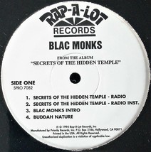 Blac Monks &quot;Secrets Of The Hidden Temple&quot; 1994 Vinyl Lp Promo Sampler *Sealed* - £28.43 GBP