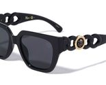 Dweebzilla Womens Oversized Cat Eye Cuban Link Chain Luxury Sunglasses (... - £10.02 GBP