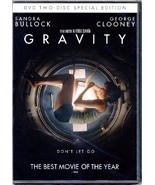 Gravity...Starring: Sandra Bullock, George Clooney (used 2-disc DVD set) - $12.00