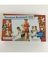 Norman Rockwell Jigsaw Puzzle 500 Piece Cousin Reginald Goes Swimming Ne... - $26.82 CAD