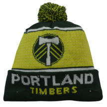 Portland Timbers MLS Soccer / Futbol  LED Lights Pom Pom Winter Knit Hat Beanie - £16.57 GBP