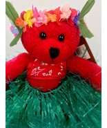 Hawaiian Collectibles Passport Bearfoot Plush Bear w/ Tag &amp; Passport Hul... - £17.27 GBP