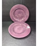 TableTop Unlimited Salute Plum Salad Plates, Set of 2, 8.5&quot;, Hand Painte... - $24.44 CAD