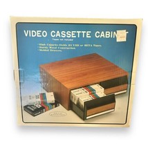 Video Cassette Rolltop Storage Cabinet For VHS/BETA - £16.12 GBP