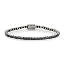 8CT Round Cut Lab Created Diamond Tennis Bracelet 14K White Gold Plated - £144.67 GBP