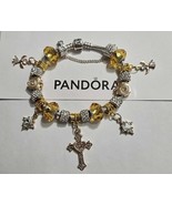 Gorgeous in Gold Cross &amp; Angels  - Authentic Pandora Bracelet - €131,52 EUR