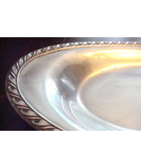 Wm Rogers/Oneida silverplate boat tray twisted rope around the rim ORIGINAL - $658.58 MXN