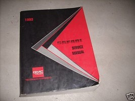 1993 GM GMC Safari VAN Service Repair Shop Workshop Manual Factory Book 1993 - £10.14 GBP