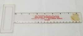 Ruler and Magnifying Glass House of Ideas Arlene Rosengarten Vintage  - £9.00 GBP