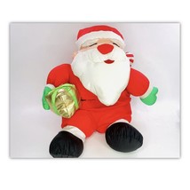 Vintage Plush Santa Clause International Silver Company Toy 24&quot; Puffy Multicolor - £21.95 GBP