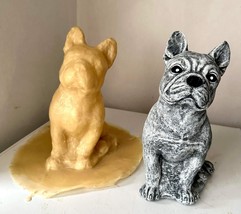 Latex Rubber Mould/Mold &amp; Fibreglass Jacket To Make This Lovely French Bulldog. - £57.12 GBP