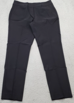 Greg Norman Golf Performance Pants Women 2 Black Rayon Slim Straight Leg... - $29.41