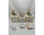 Lot Of (3) Cherished Teddies Bunny Figures Donald And Camille - $44.54