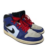 Nike Air Jordan 1 Retro Mid SE Deep Royal Blue Leather (852542 400) Mens... - $58.95