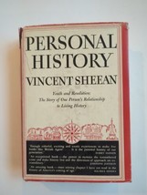 Personal History Vincent Sheean 1st Edition Vtg HC DJ 1935 Youth And Revolution - £14.94 GBP