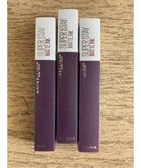 3 x  Maybelline SuperStay Matte Ink Liquid Lipstick #110 Originator NEW ... - £20.79 GBP