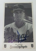 Bill Pecota Photo 1980s Kansas City Royals Signed Vintage  - £11.32 GBP