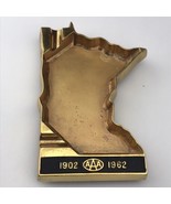 Minnesota State Shape Ashtray AAA Vintage 1902-1962 Metal 1960s By Joyner’s - $31.95