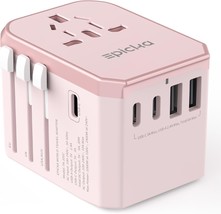 Universal Travel Adapter International Power Plug Adapter with 3 USB C and 2 USB - £39.35 GBP