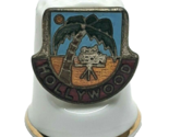 Watsons Hollywood (California) Souvenir Collectors Fine Bone China Thimble - $13.87