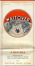 1937 WAITOVER Grand Tour Europe Brochure Keller Travel Club TransAtlantic Ships - £35.76 GBP