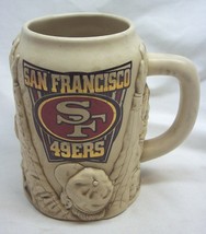 Vintage Nfl San Francisco 49ers Football 6&quot; Ceramic Beer Stein Mug - £23.33 GBP